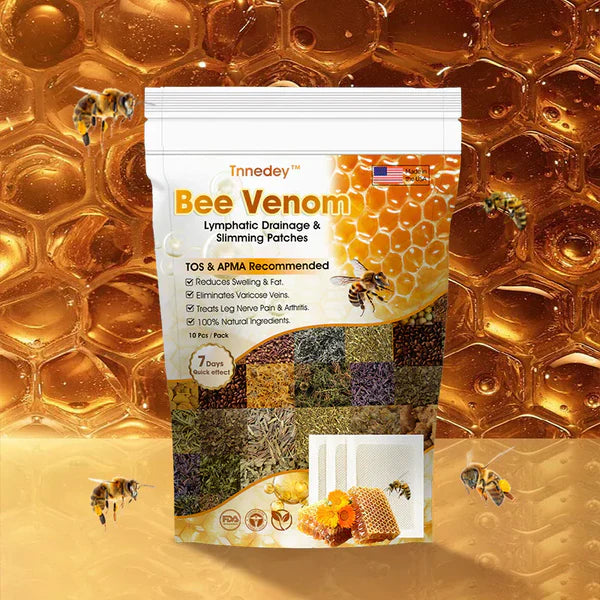 New Bee Venom Lymphatic Drainage & Slimming Foot Patches 🌿👣