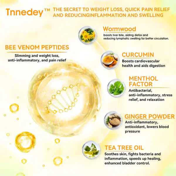 New Bee Venom Lymphatic Drainage & Slimming Foot Patches 🌿👣