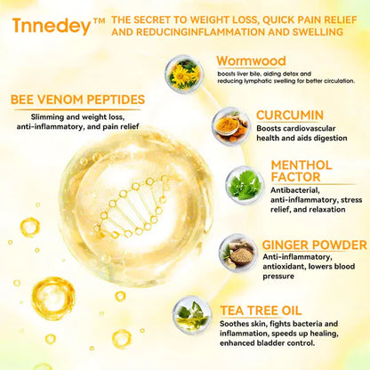 New Bee Venom Lymphatic Drainage & Slimming Foot Patches 🌿👣